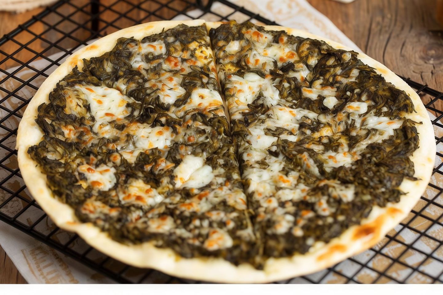 Spinach Pizza