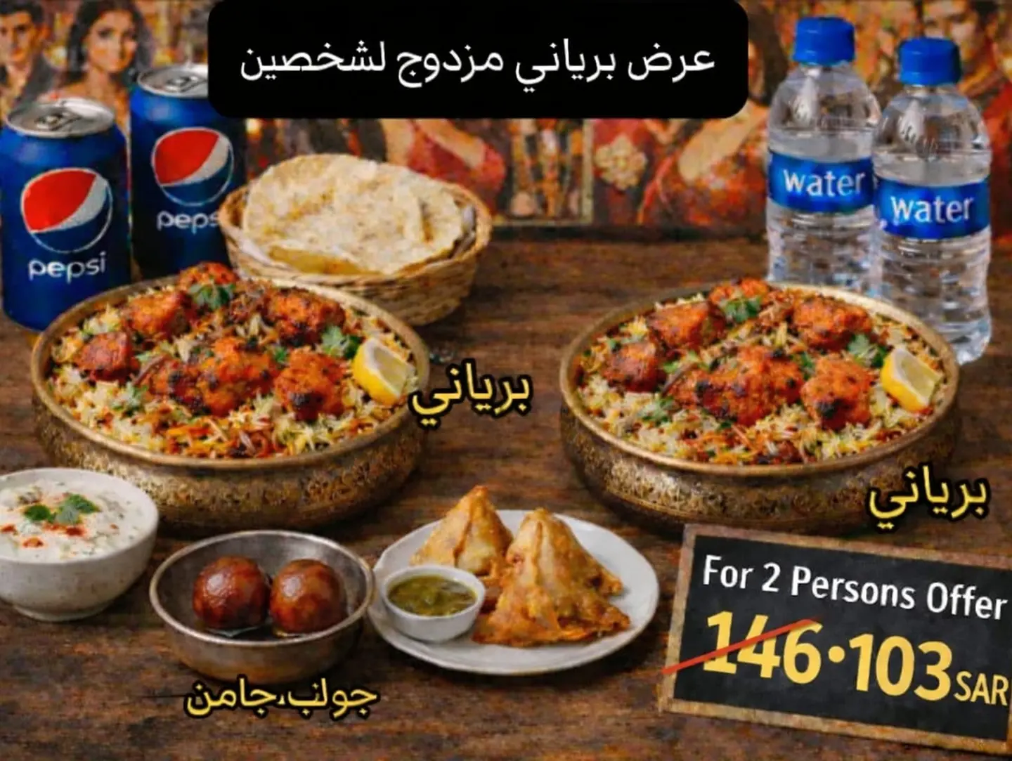 عرض برياني لشخصين