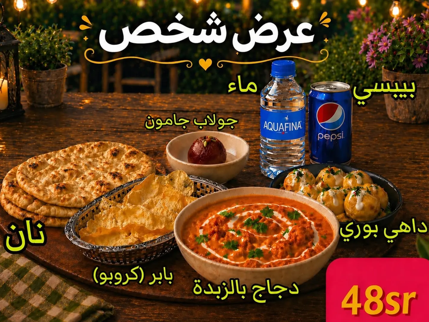 Butter Chicken Offer One Person