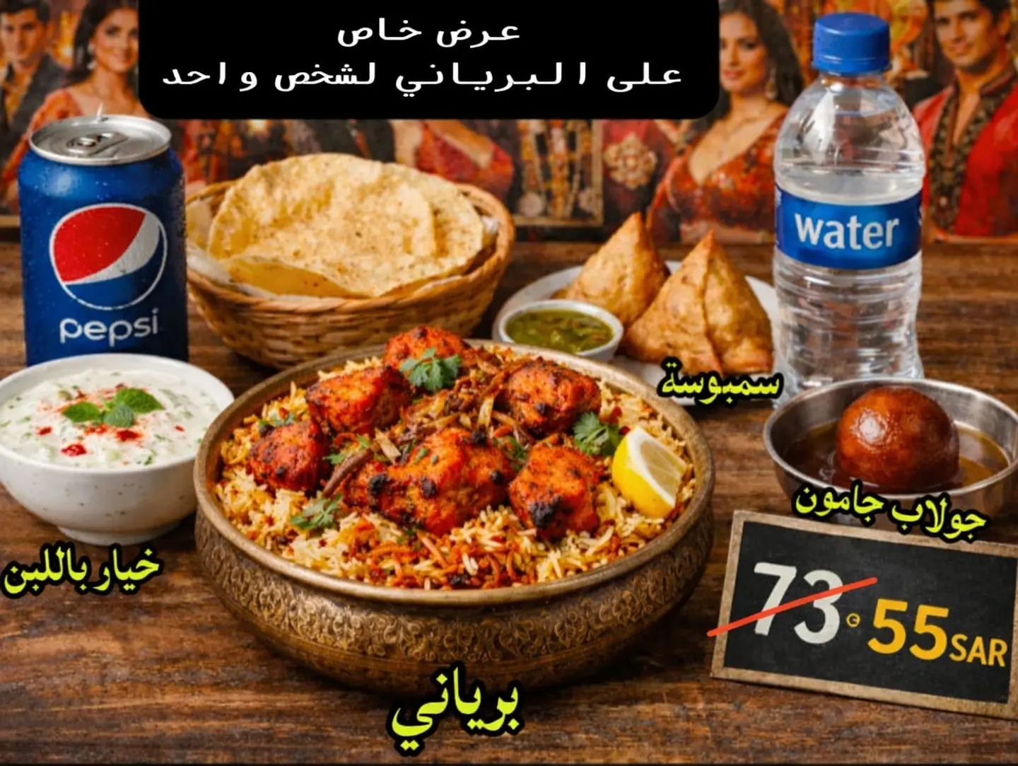 عرض برياني لشخص واحد