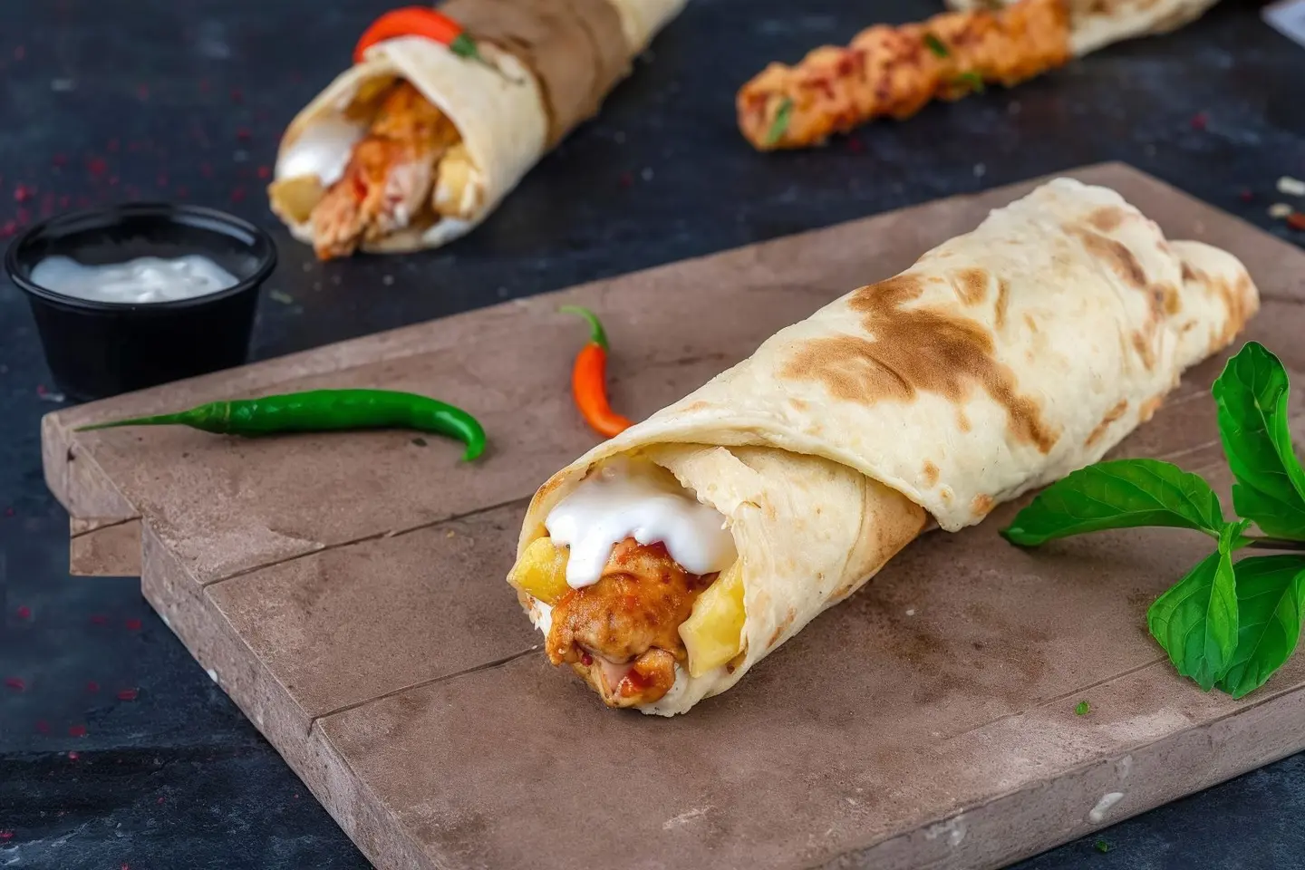 سندويش صاروخ كباب دجاج
