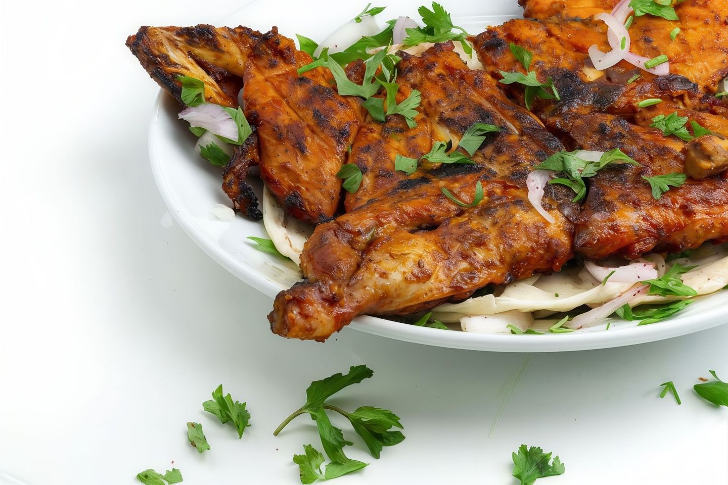 نص حبة دجاج سادة