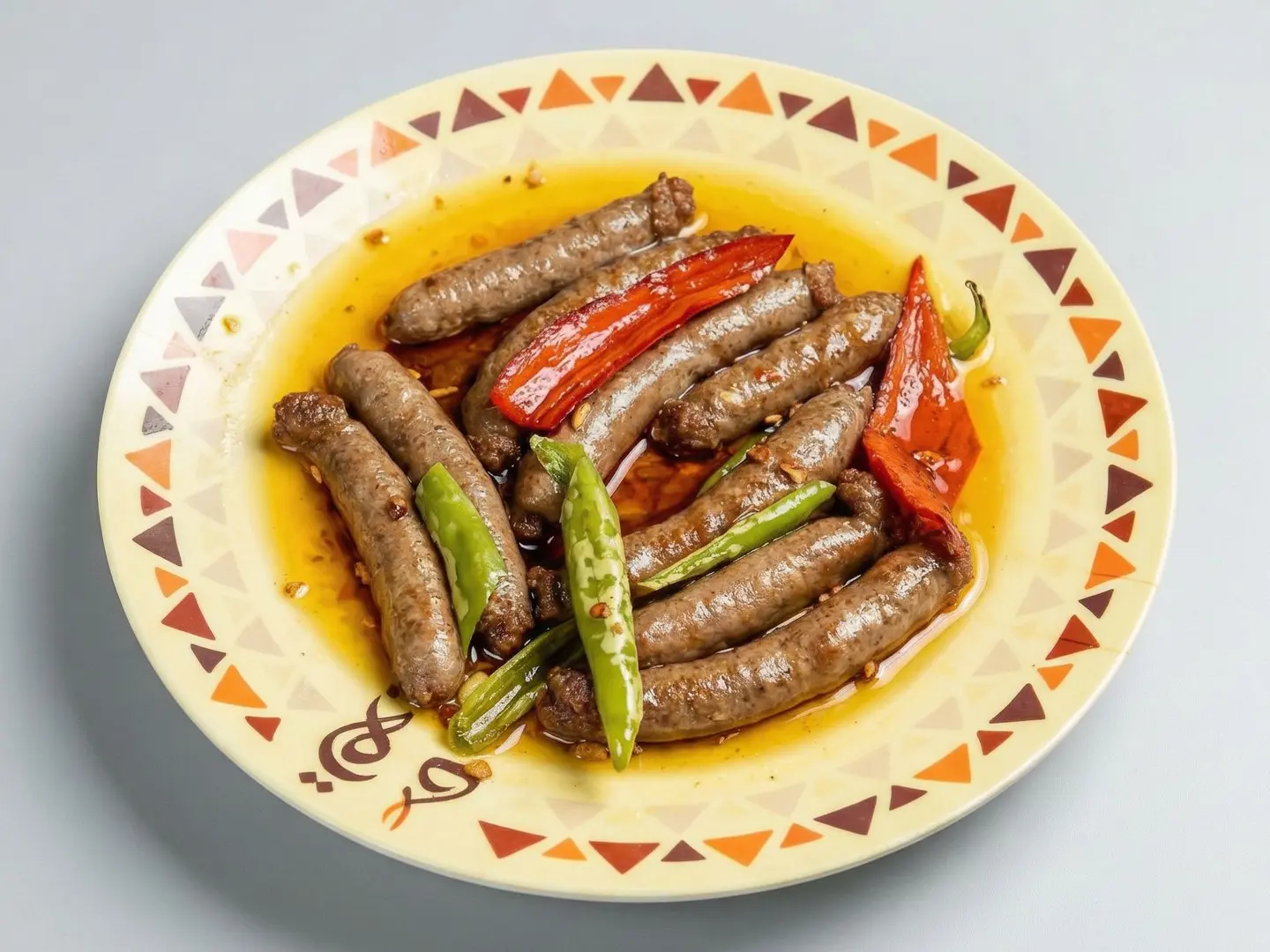 طبق سجق بلدي