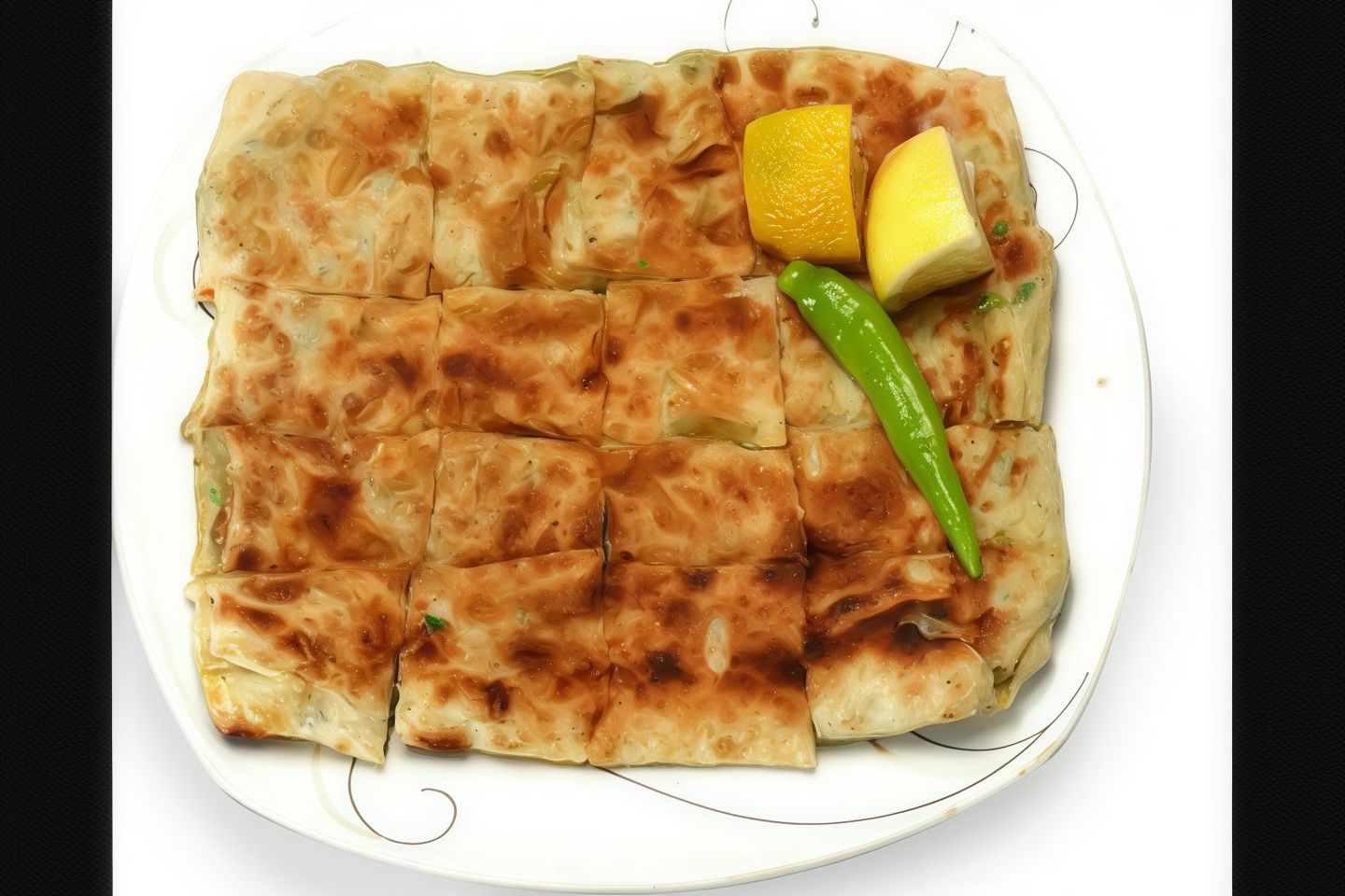 Salty Mutabbaq With Vegetables