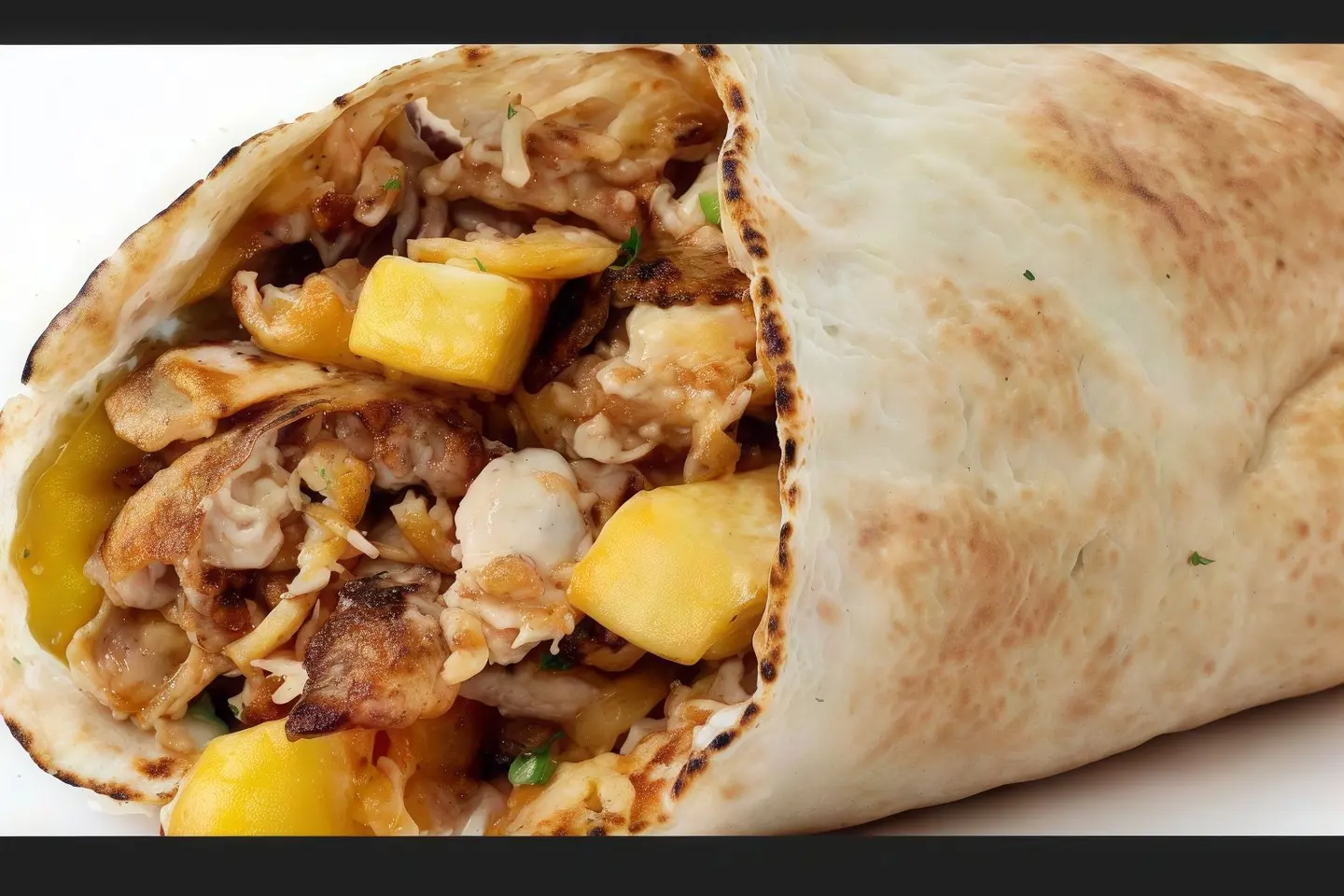 شوراما خبز لبناني صغير