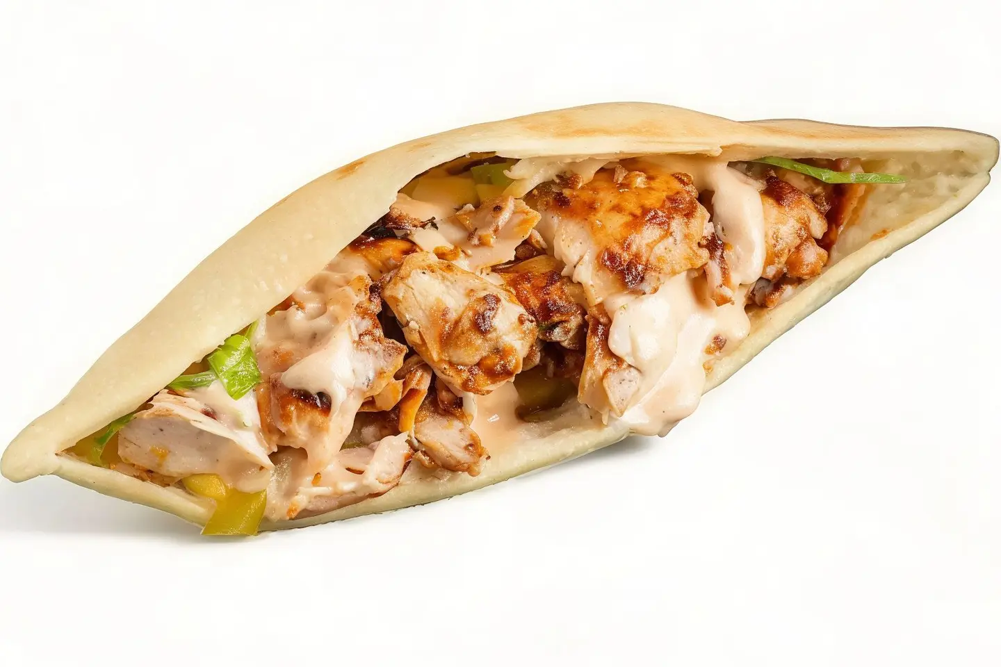 شوراما خبز عراقي صغير