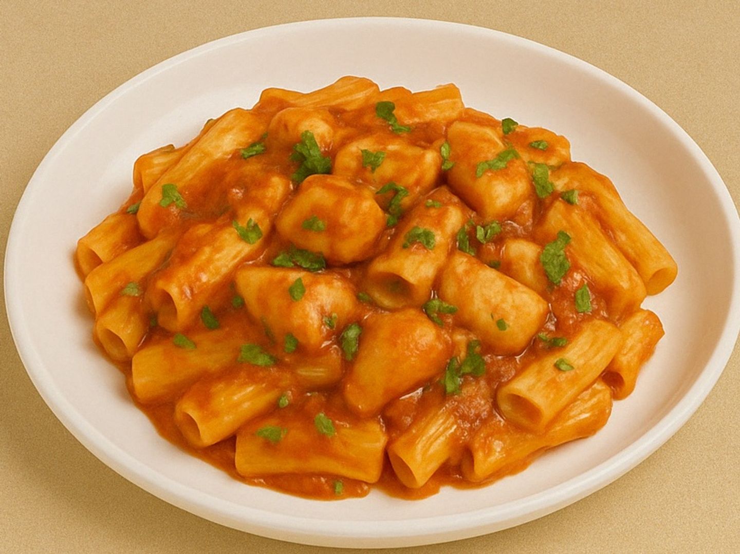 Plate With Chicken, Tomato