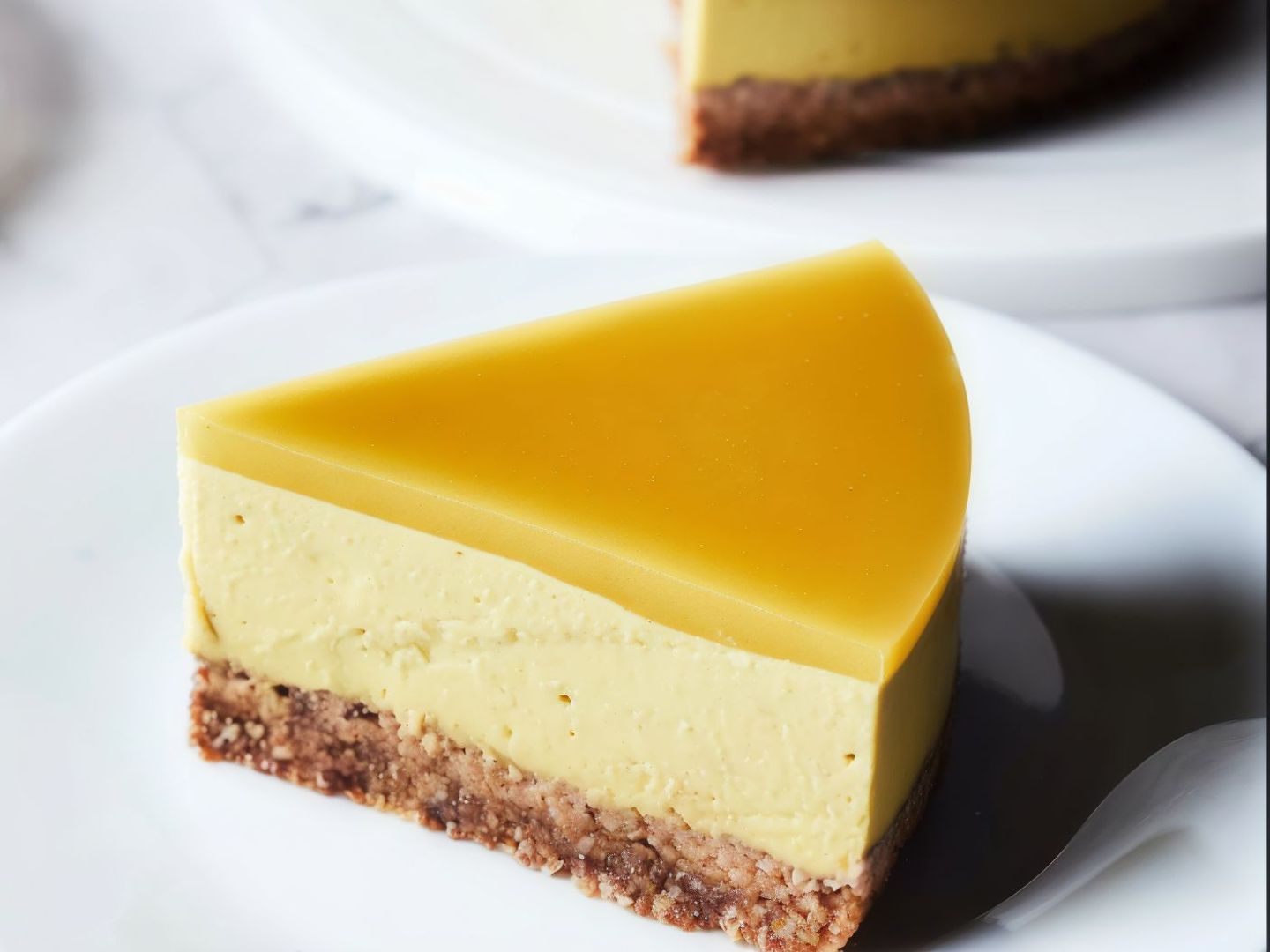 Crispy Mango Cheesecake
