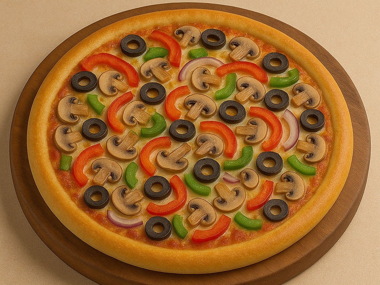 Medium Vegetable Pizza
