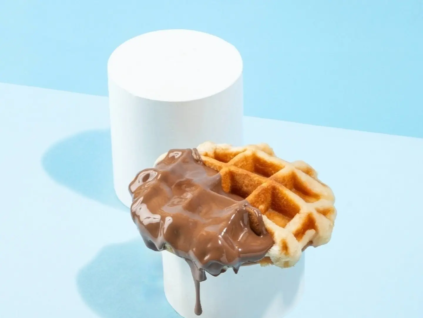 Belgian Waffle With Chocolate