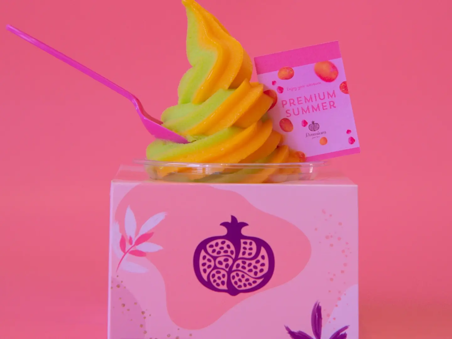 آيسكريم مانجو ليمون نعناع مكس