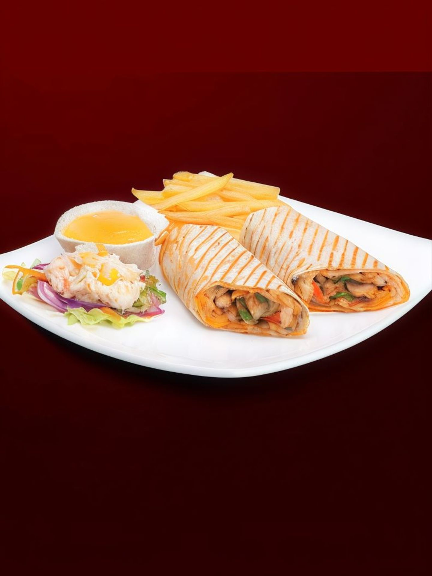 Chicken Fajita Wrap Sandwich