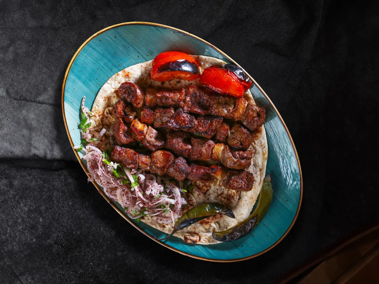 كبده غنم مشوية