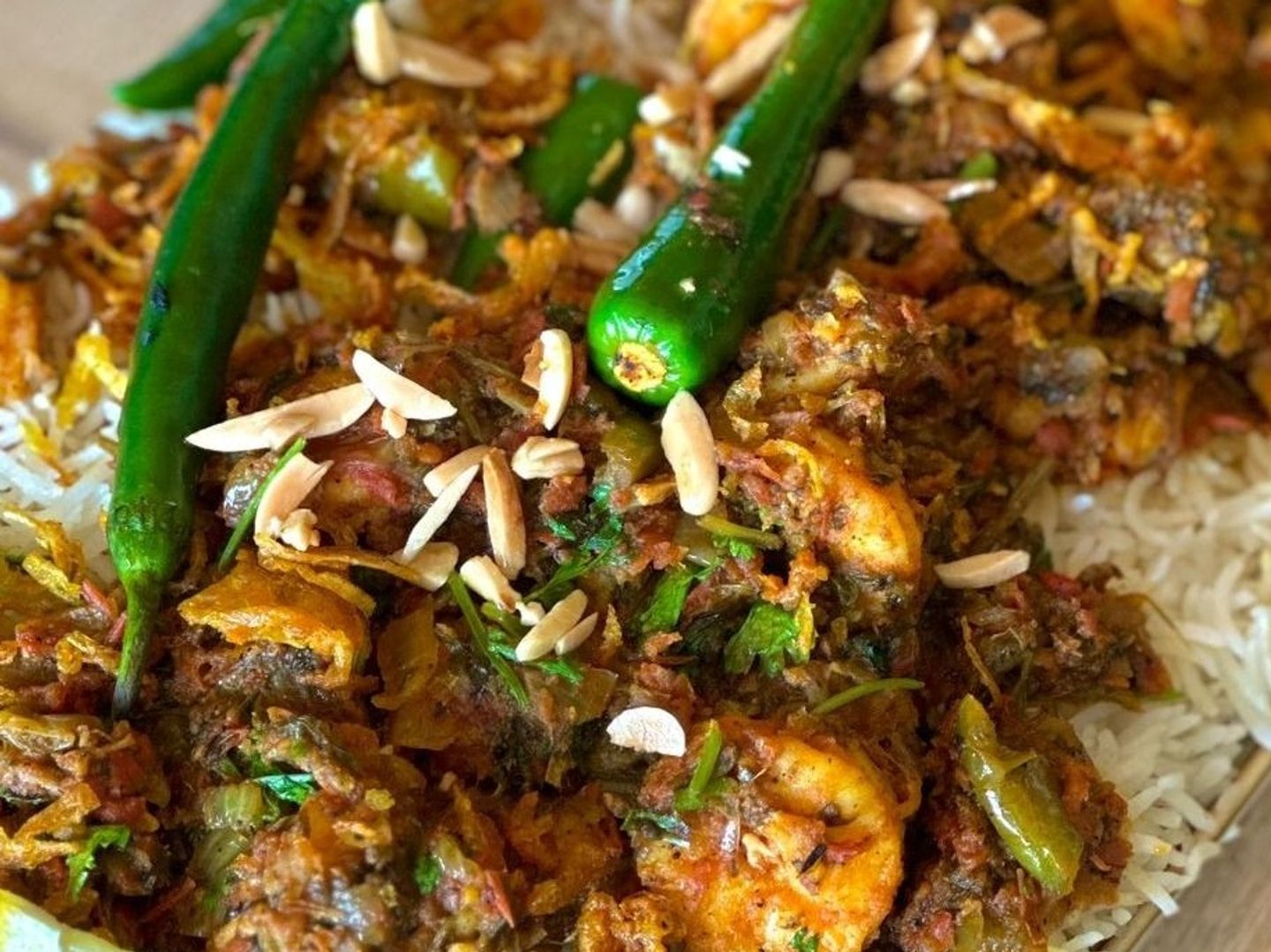 روبيان بلدي مع رز عيال المدير