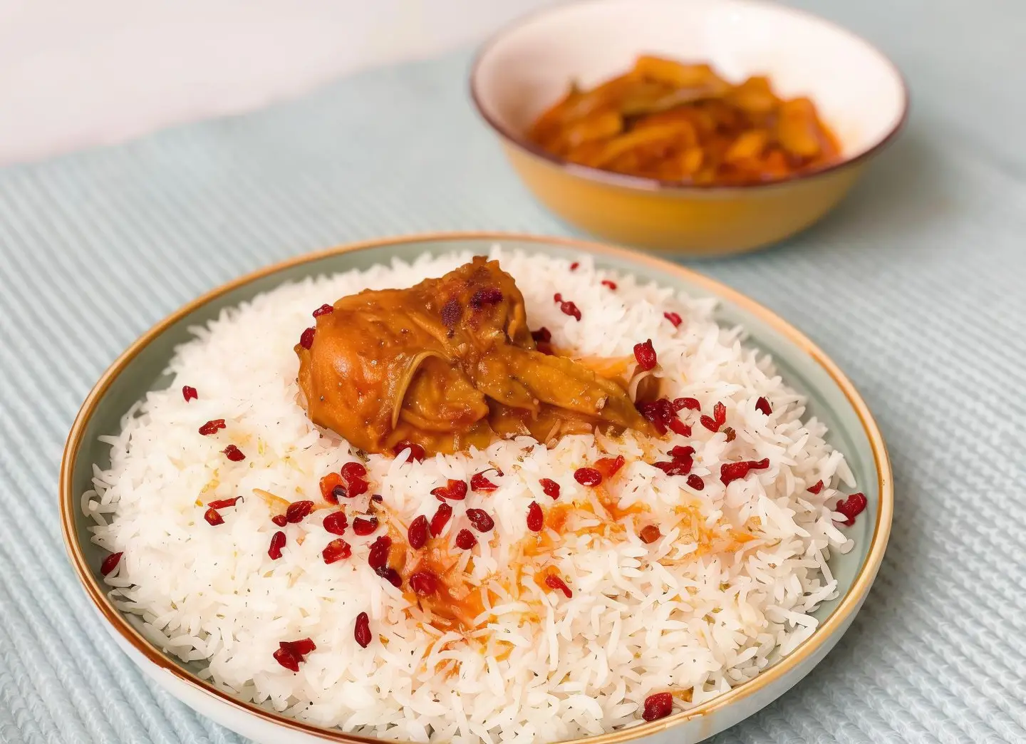 Haswi Okra With White Rice