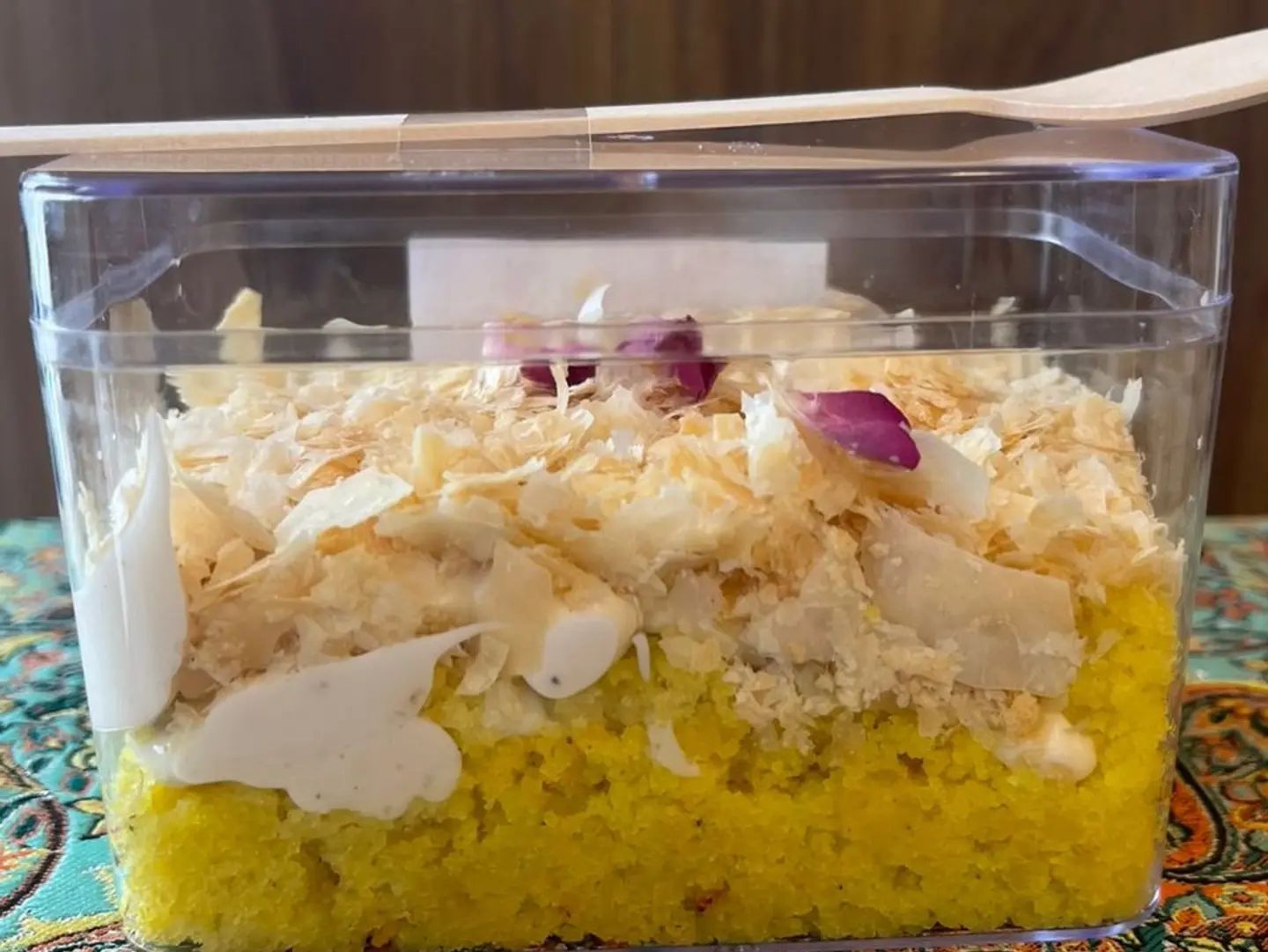 Saffron Cake Dessert