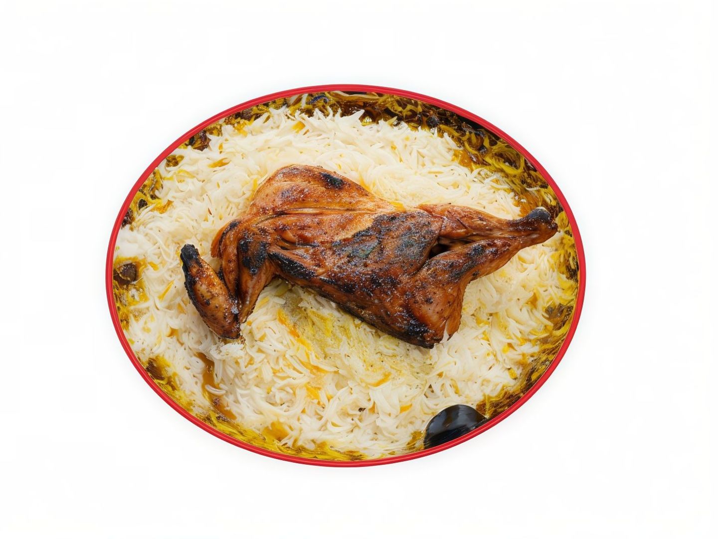 دجاج مظبي - نص حبة