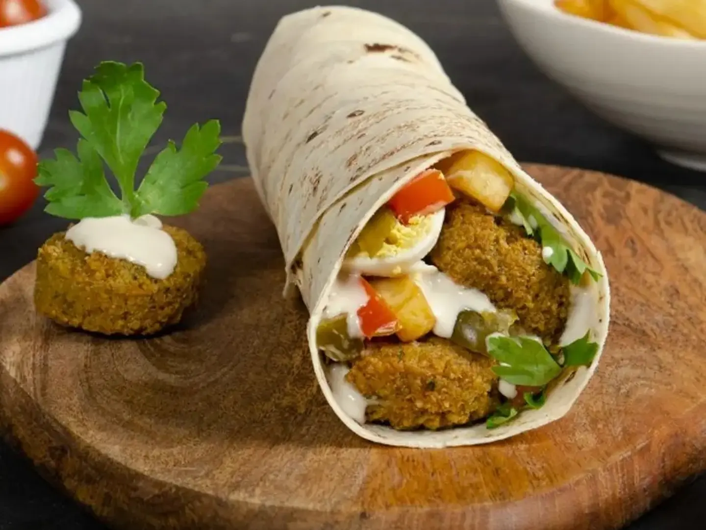 Falafel Sandwich With Pies