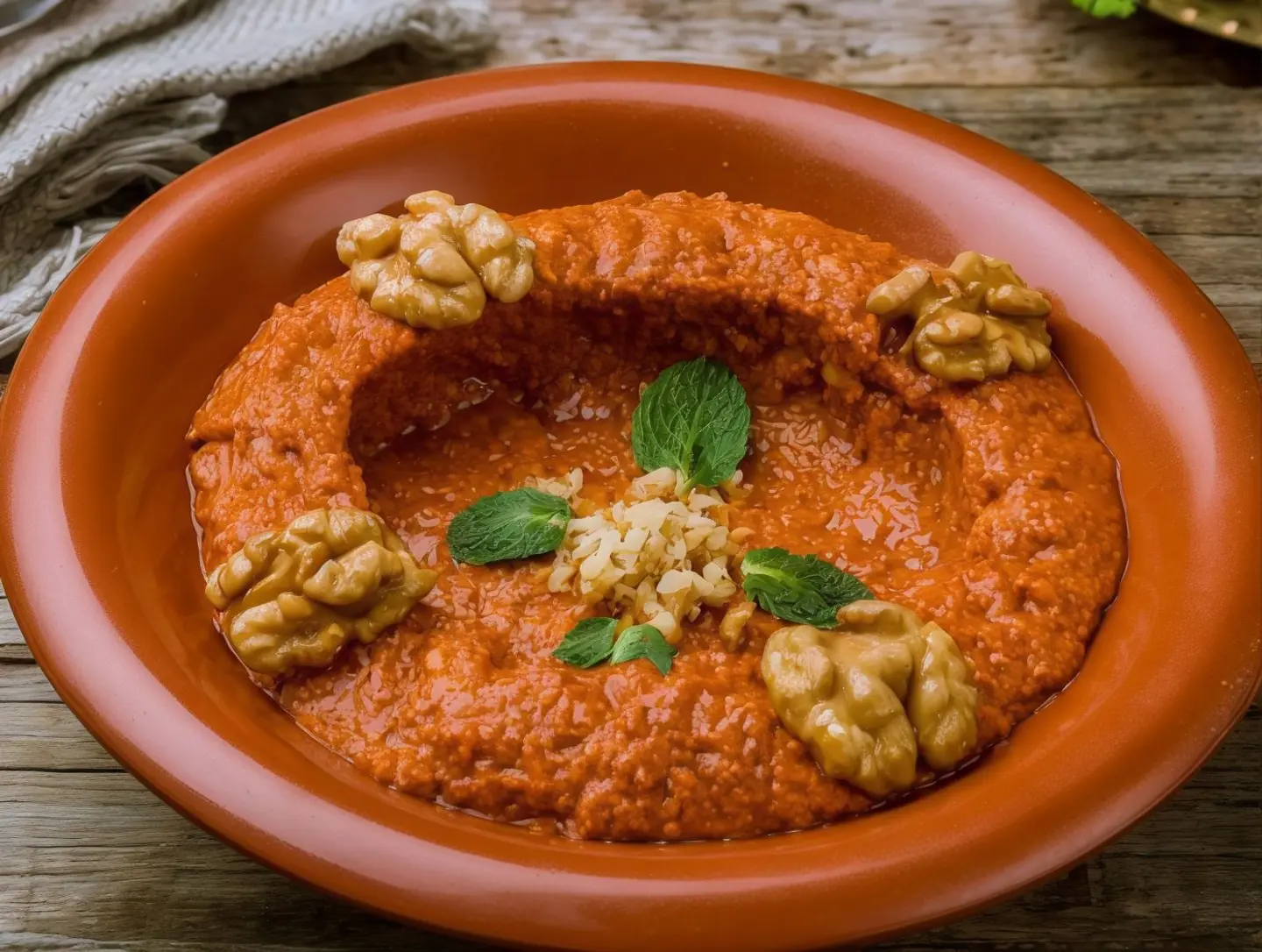 Syrian Muhammara Plate