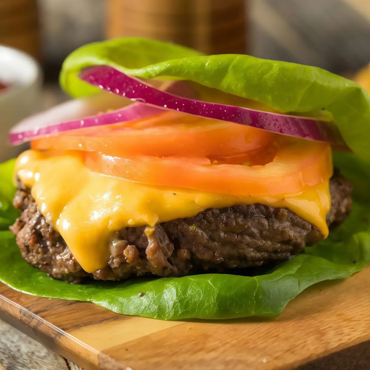 Keto Double Beef Burger