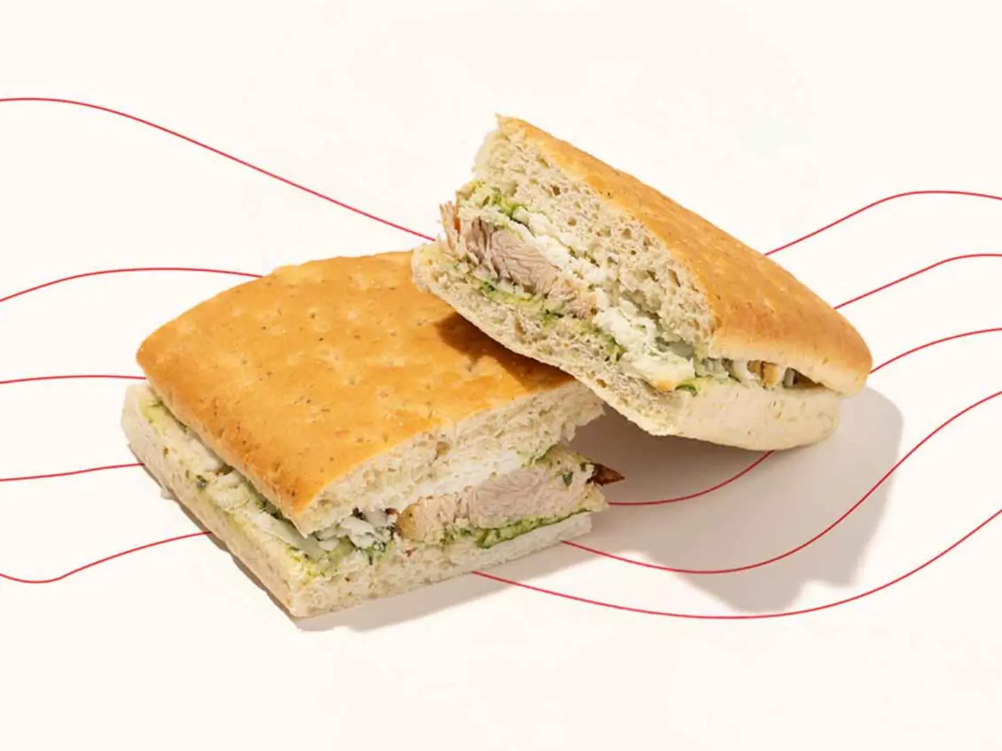 Chicken Pesto Focaccia