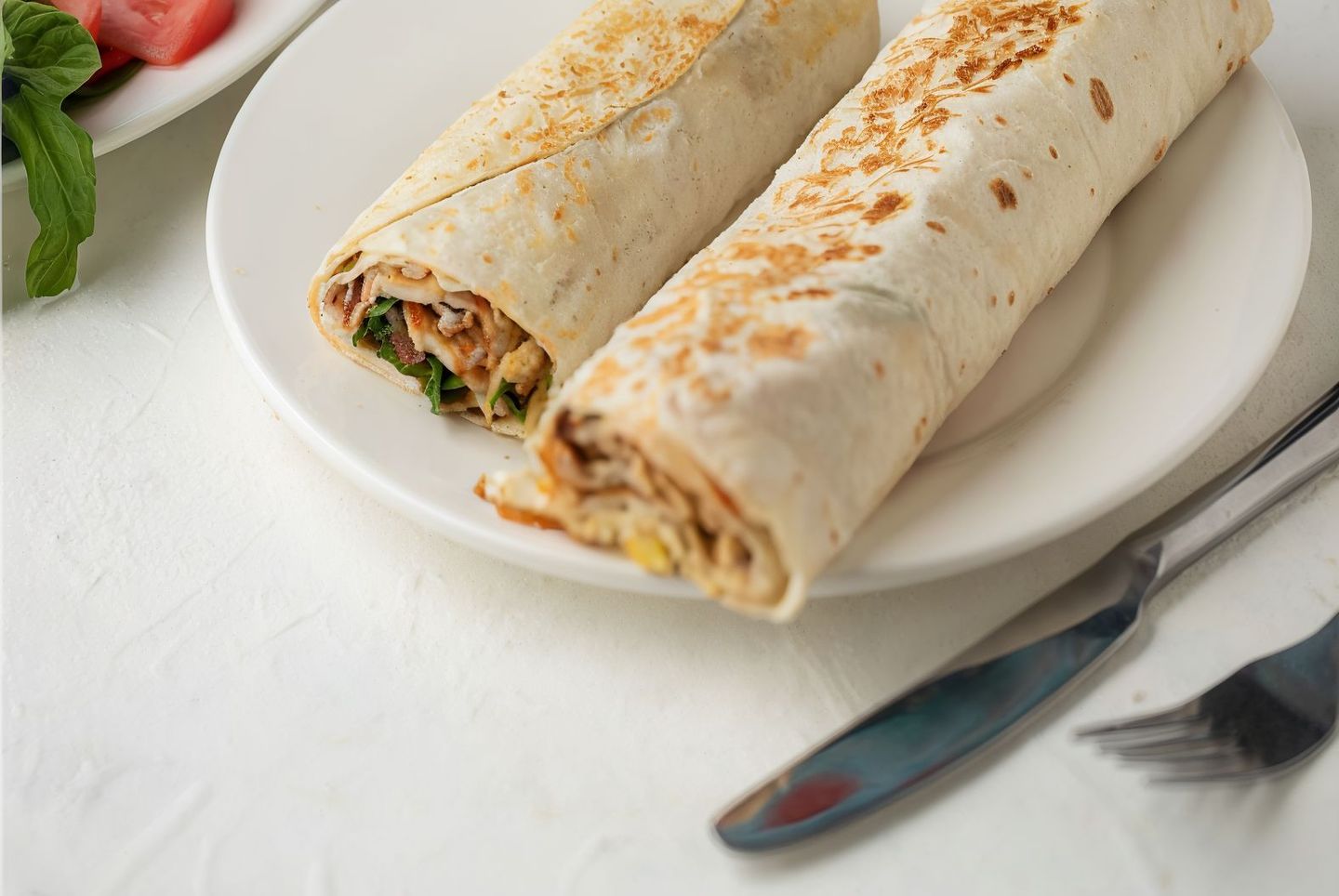 Spicy Cheese Shawarma Sandwich