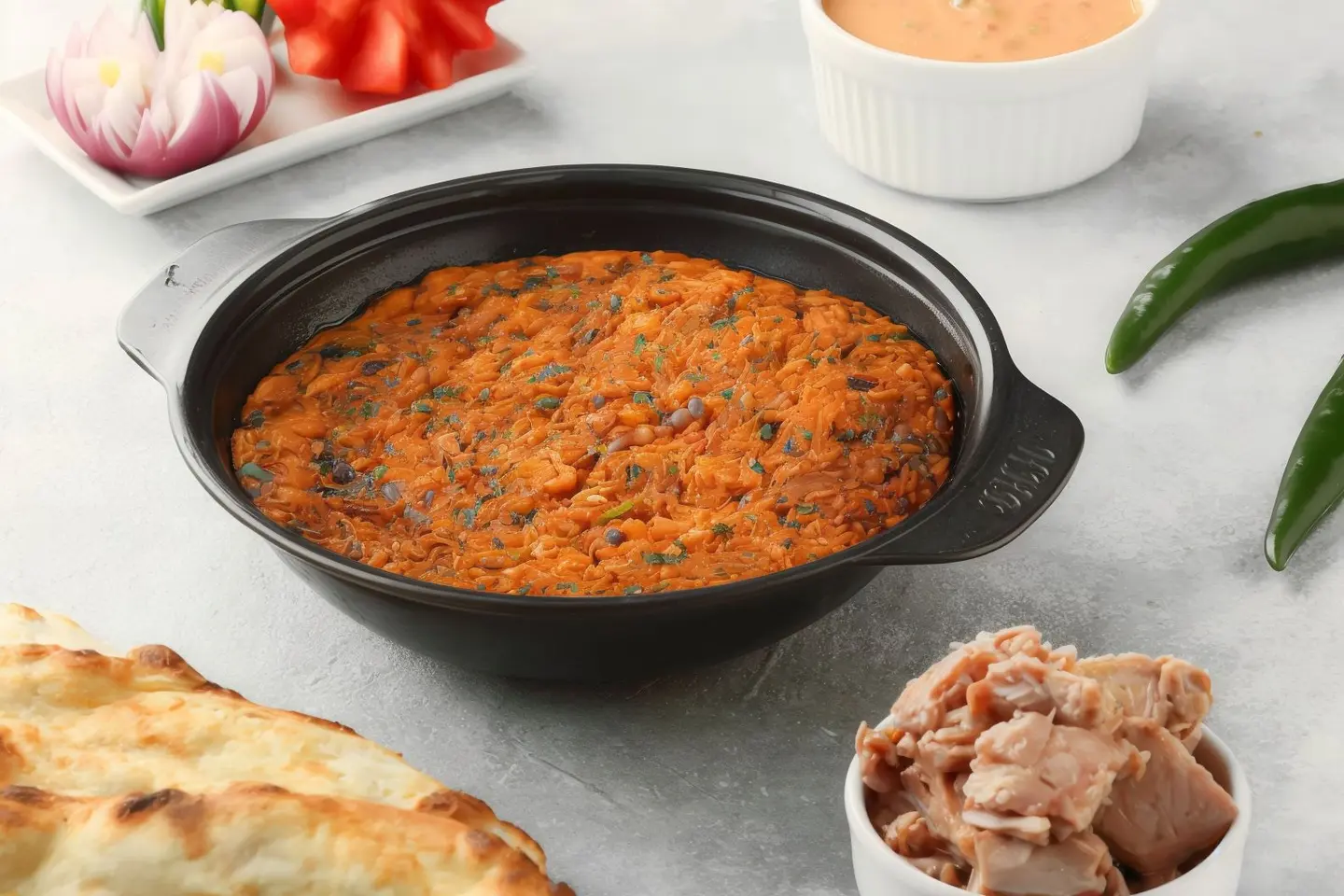 فاصوليا مع تونة