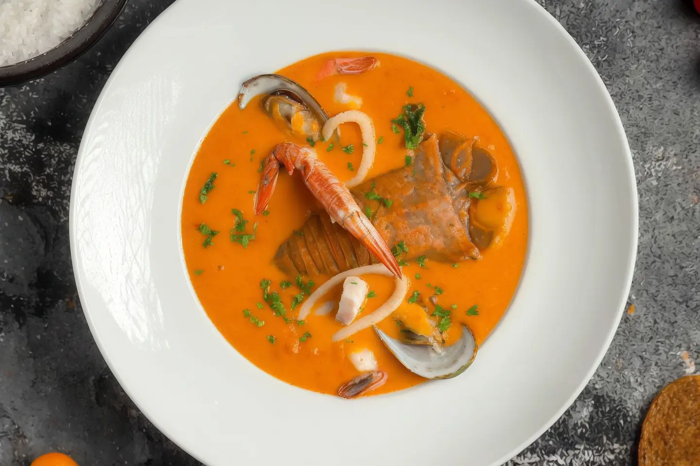 Seafood Chowder Red
