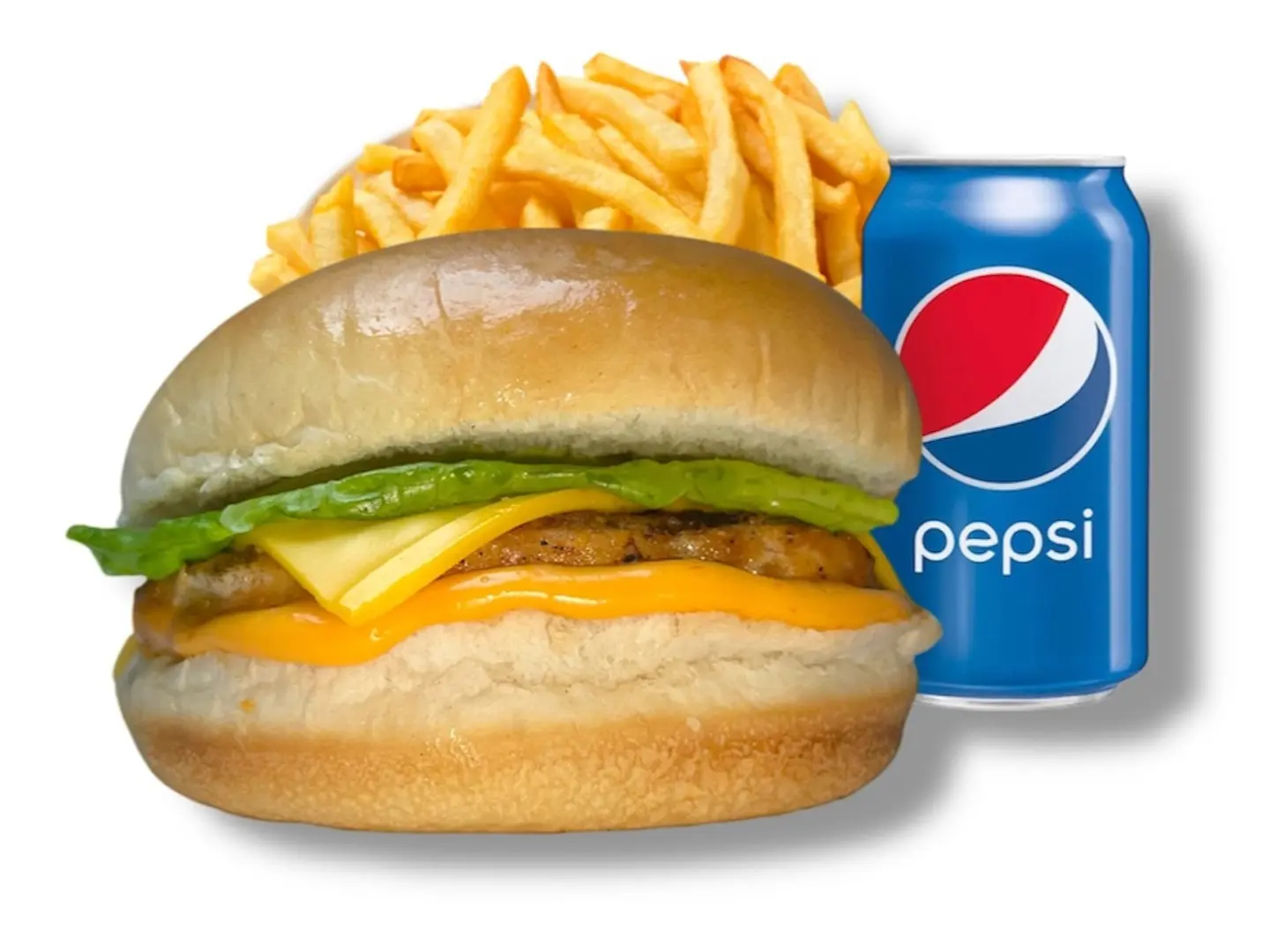 وجبة برجر دجاج