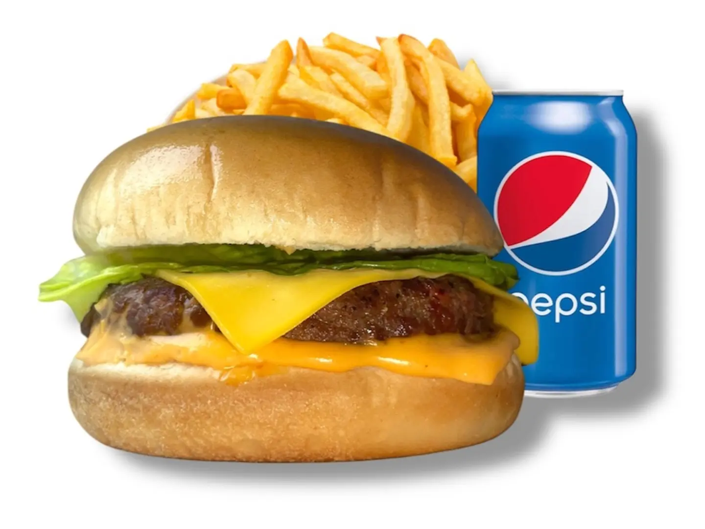 وجبة برجر لحم