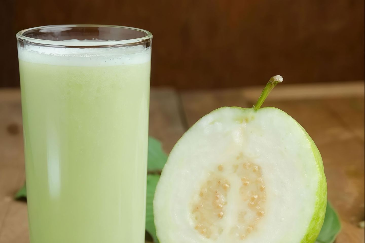 Guava Juice And Milk