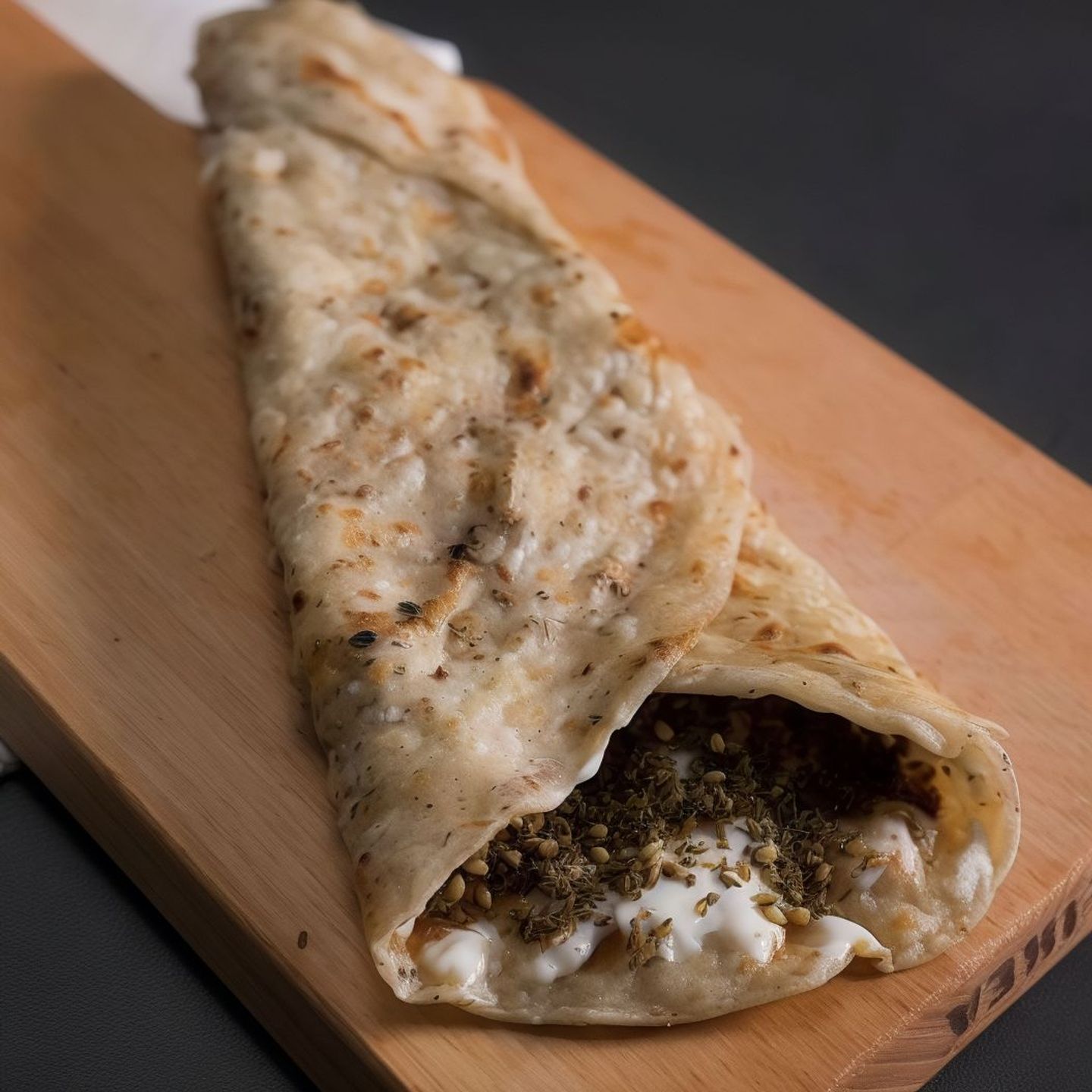 Zaatar Cheese Chapati