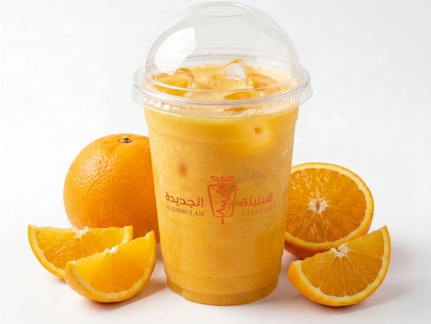 Orange Blender Cup