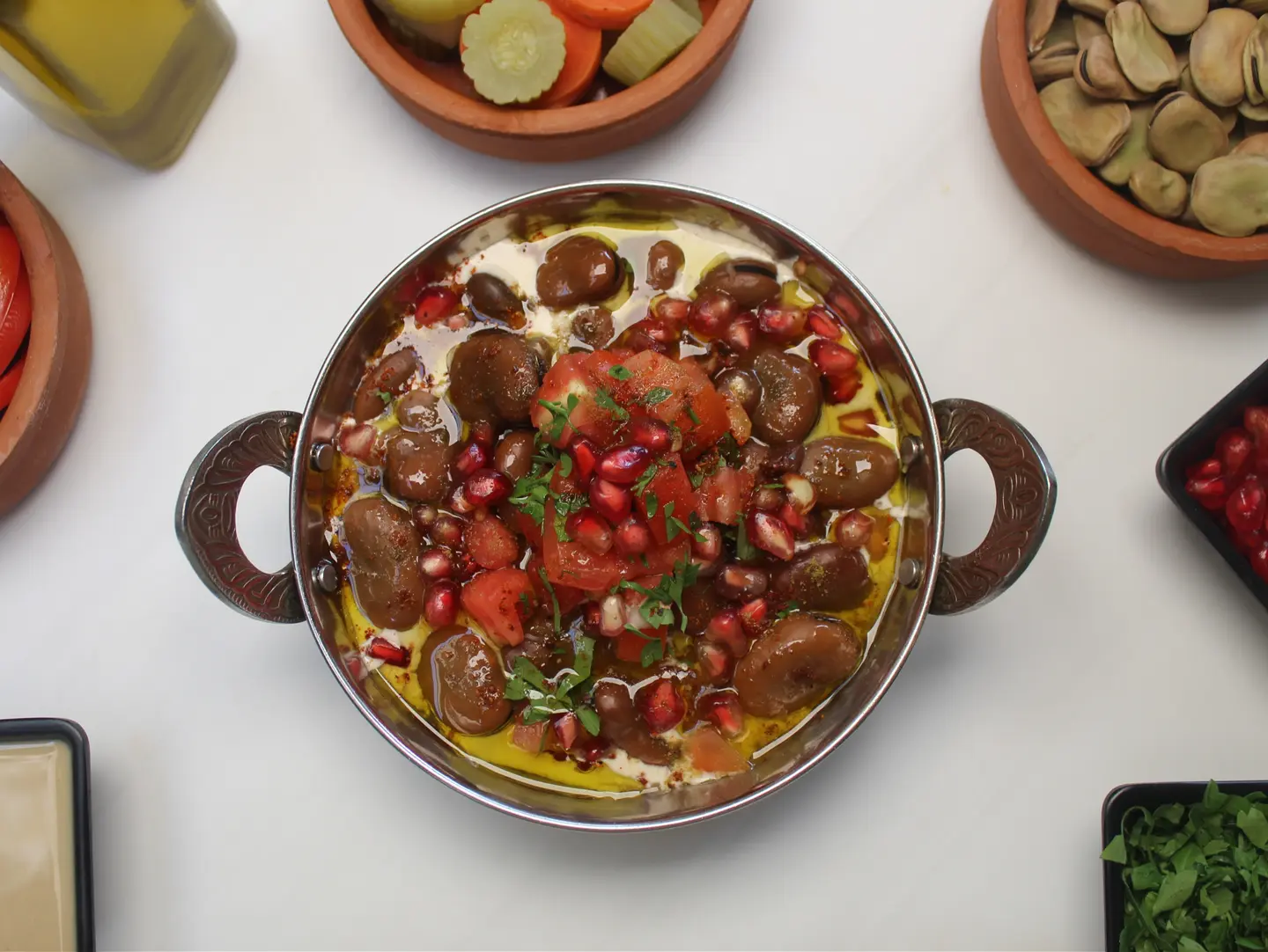 فول شامي بالطحينة - صغير