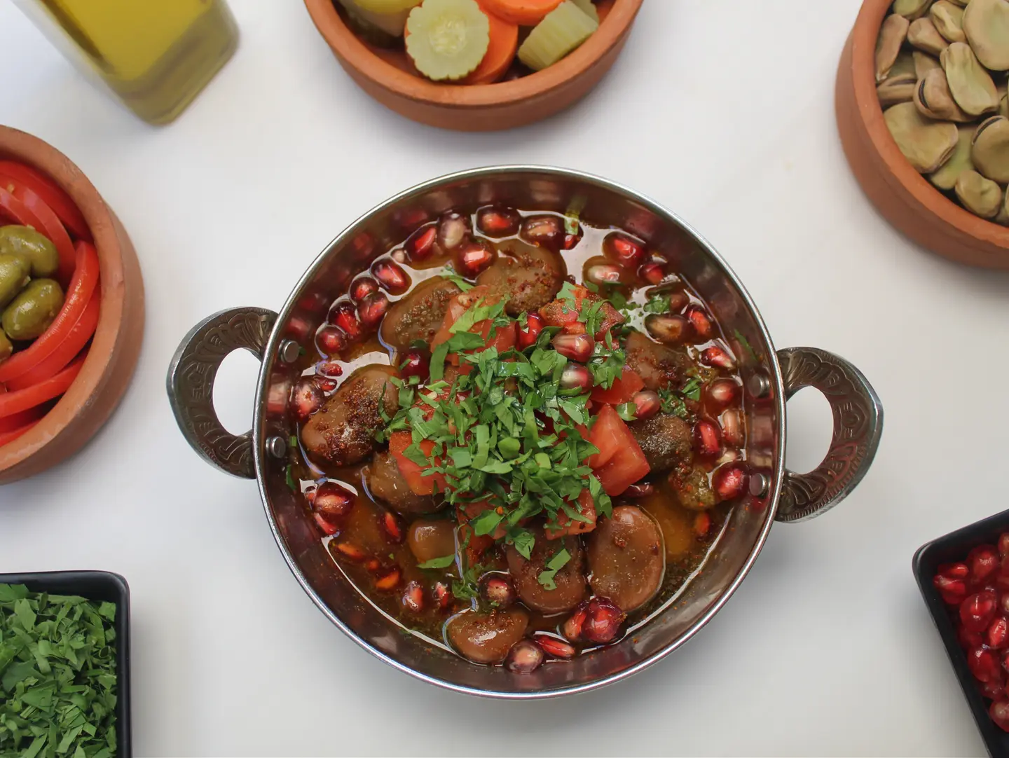 فول شامي بالزيت والليمون - صغير
