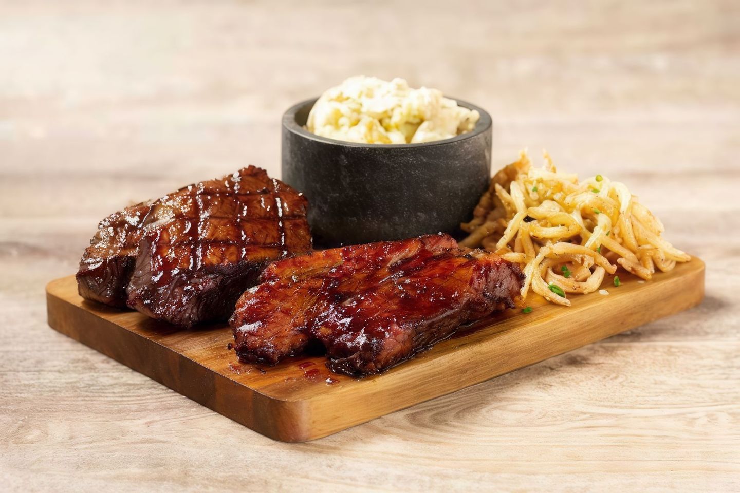 Bbq Brisket And Tri Tip Steak
