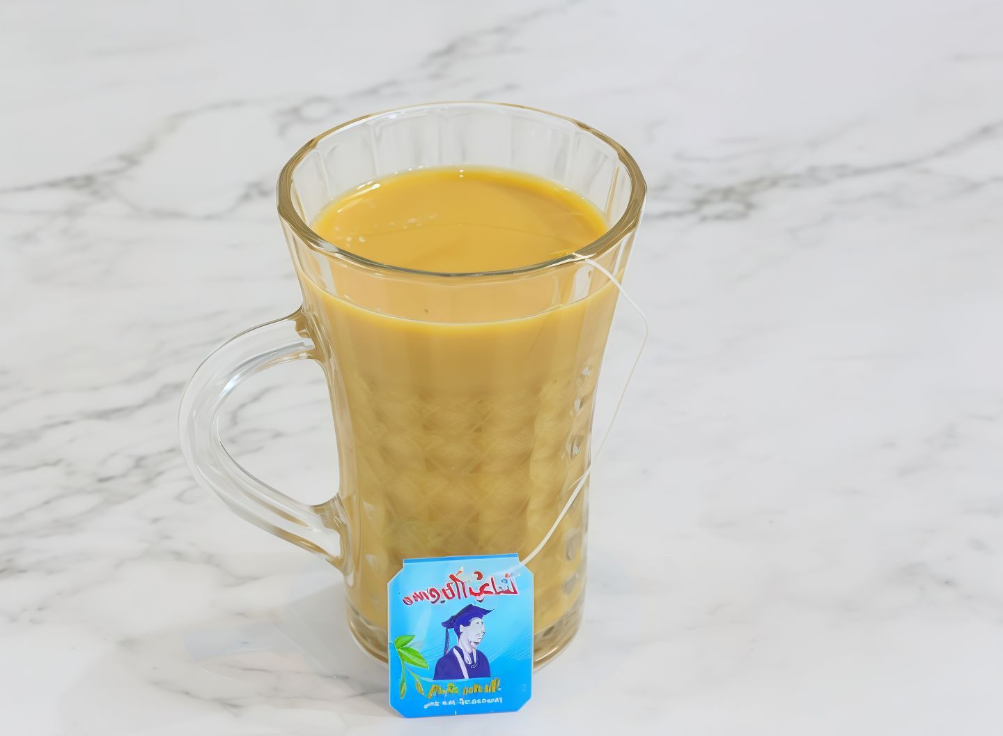 شاي بالحليب
