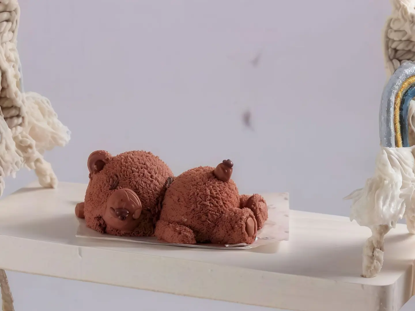 كيكة الدبوب النائم البني