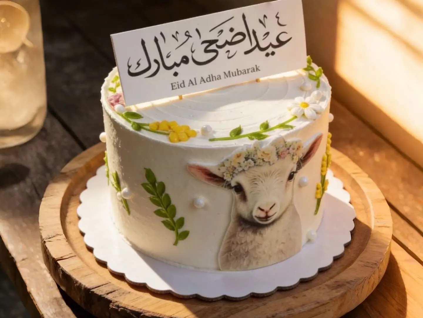كيكة عيد الاضحى شكل رقم 47 حجم 6 انش