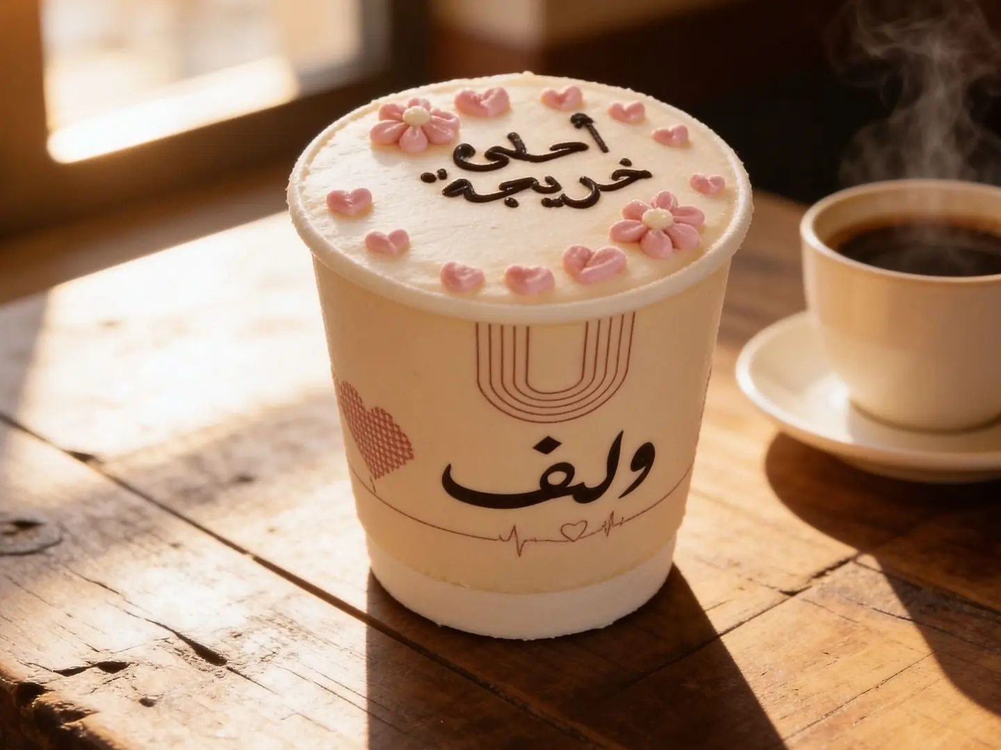 كوب كيك كتابة احلى خريجة