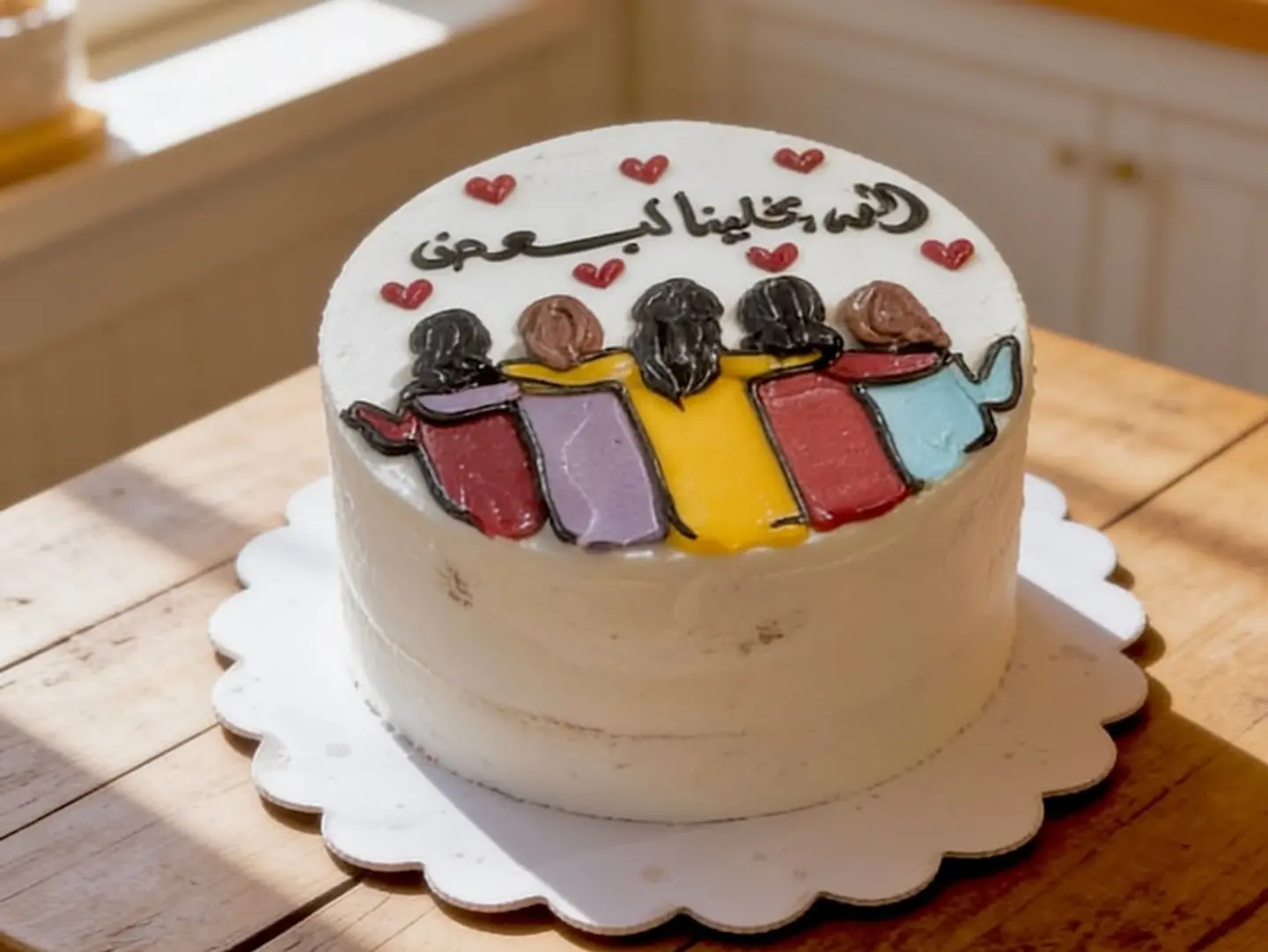 May We Always Have Each Other Cake 6 Inch Two Layer Vanilla Cake Serves 3 To 5 People.