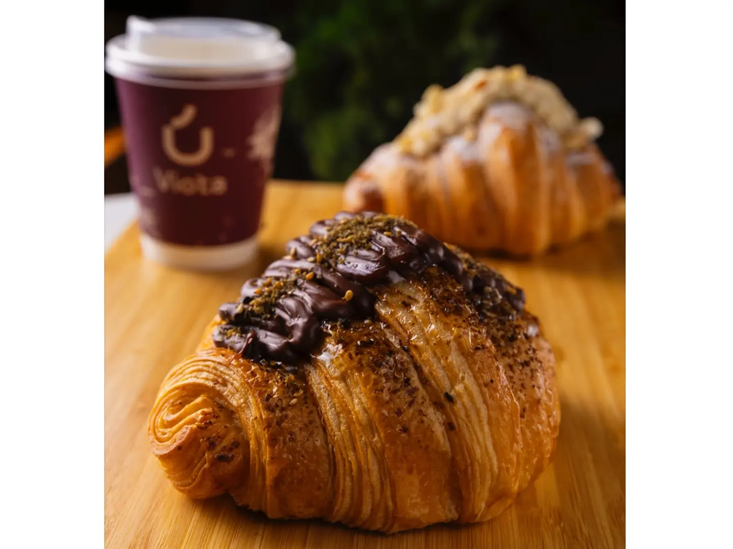 كروسان النوتيلا والزعتر