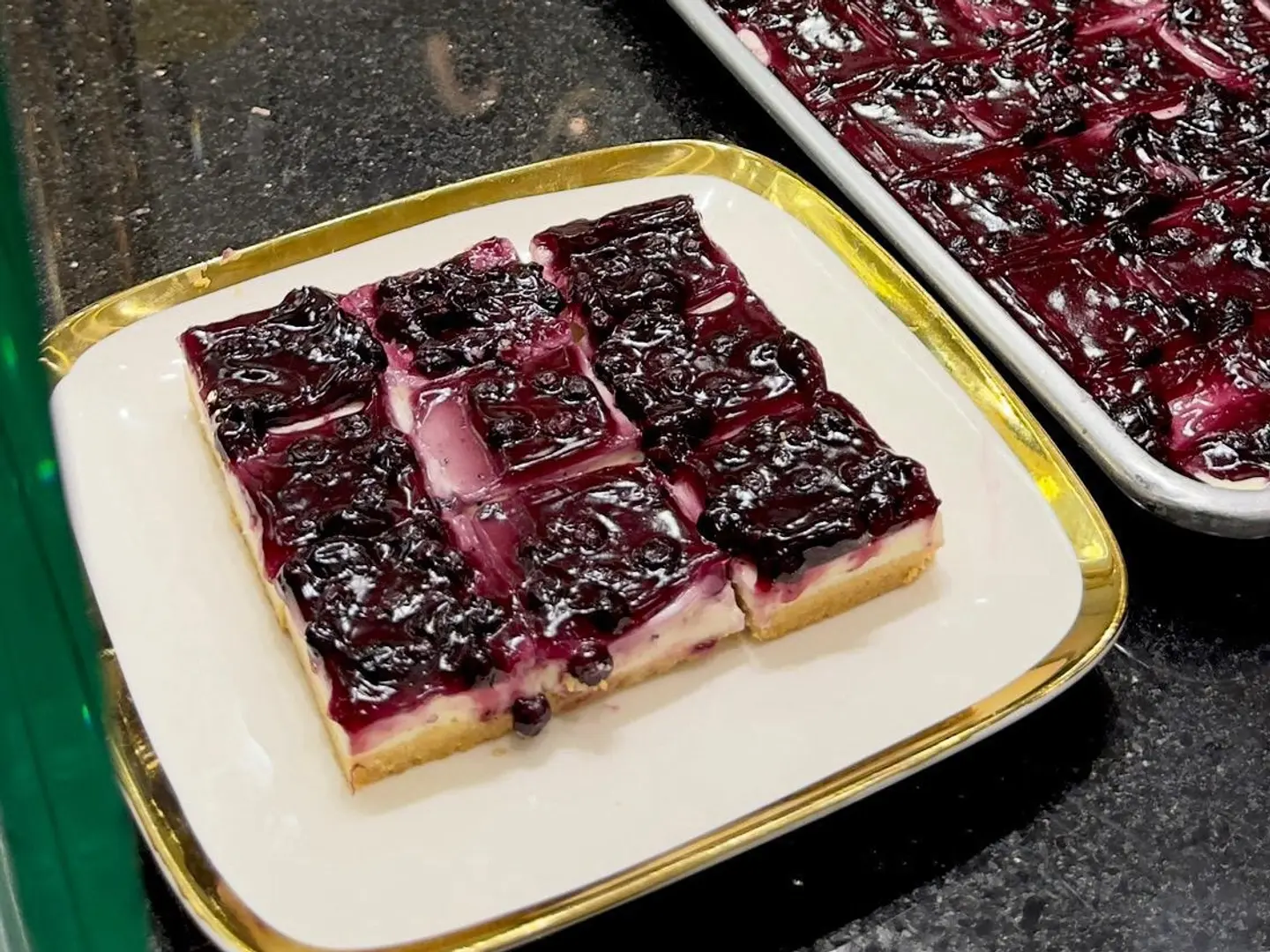 تشيز كيك توت ازرق - كيلو