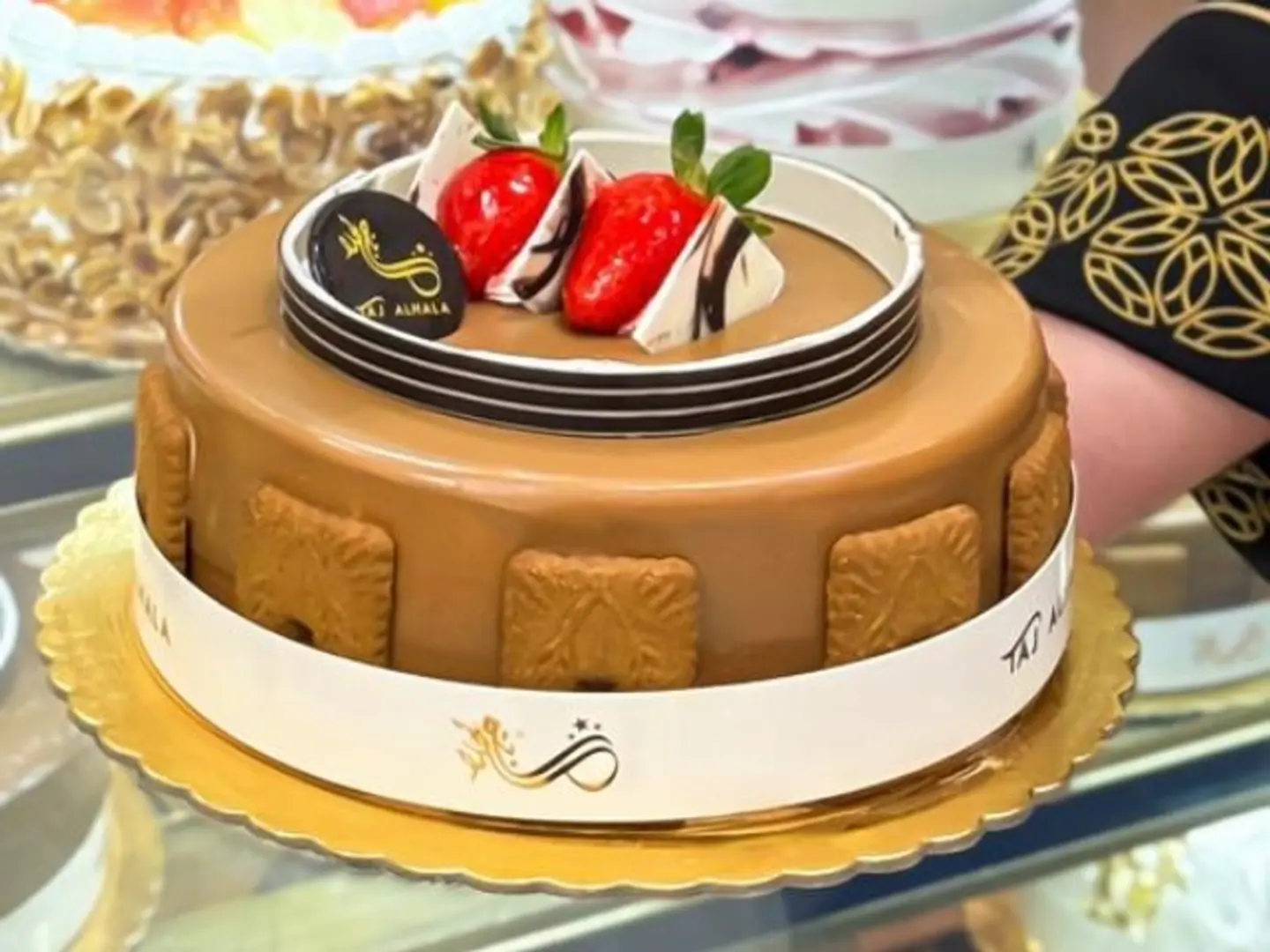 كيك لوتس صغير