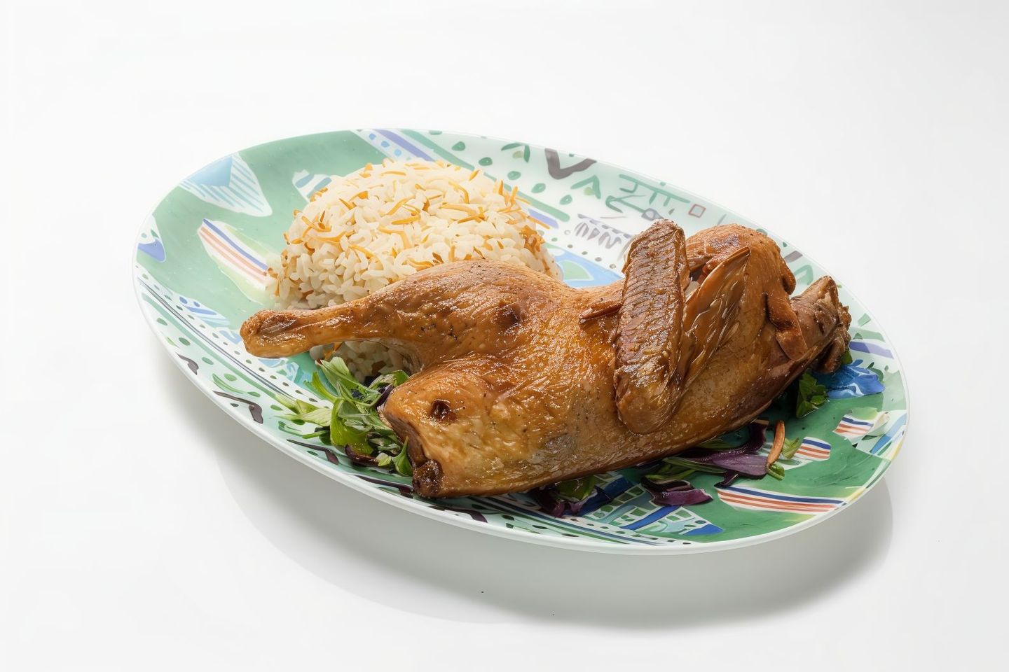 نصف بطة محمرة