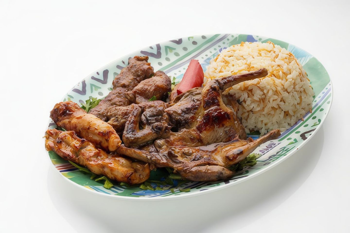 طبق مشويات حمام عبده