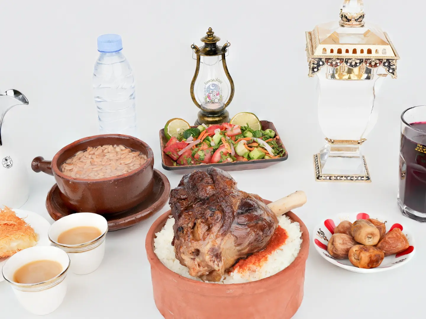 وجبة فتة موزة