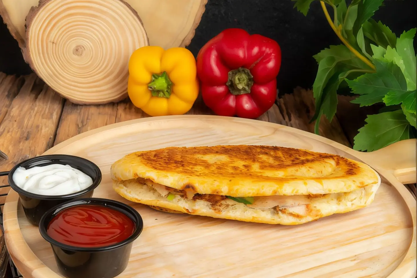 شاورما بخبز الفرن