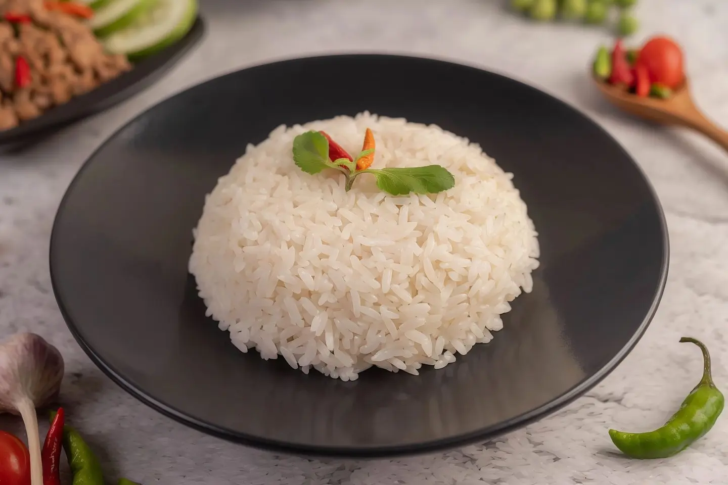 أرز أبيض صغير