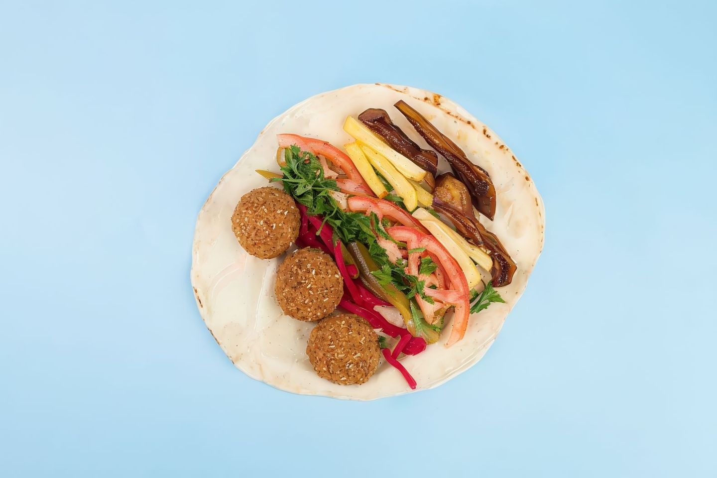 Falafel Potato Eggplant